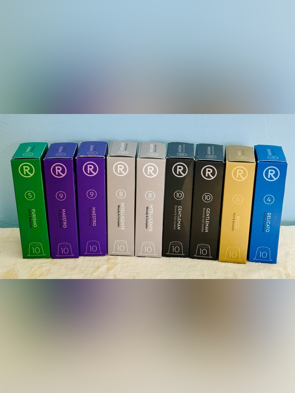 Rosso Caffe Original Collection ~9 Variety Packs For NESPRESSO Original Machines - Picture 2 of 14